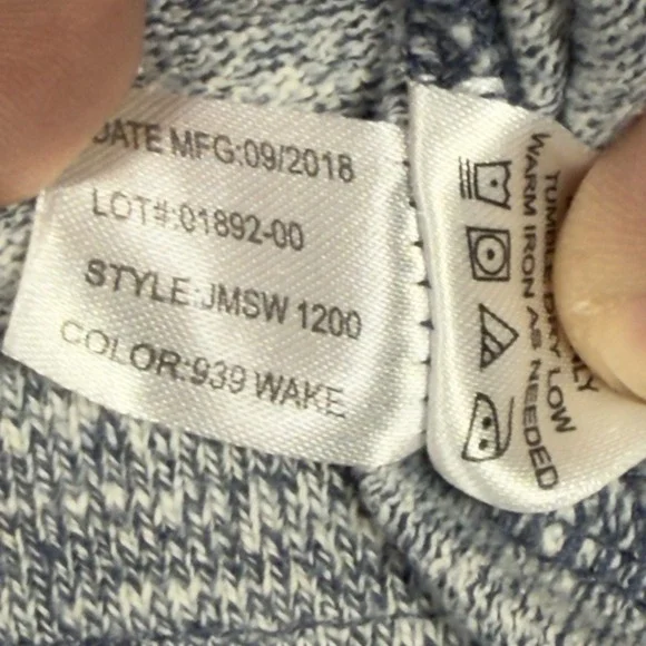 Johnnie-O Golf Sweatshirt Men's Heather Wake Stretch Crew Neck Long Sleeve sz XL - Picture 5 of 8